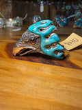 Sterling Silver and Turquoise Eagle Ring