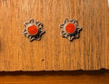 Small Coral Studs