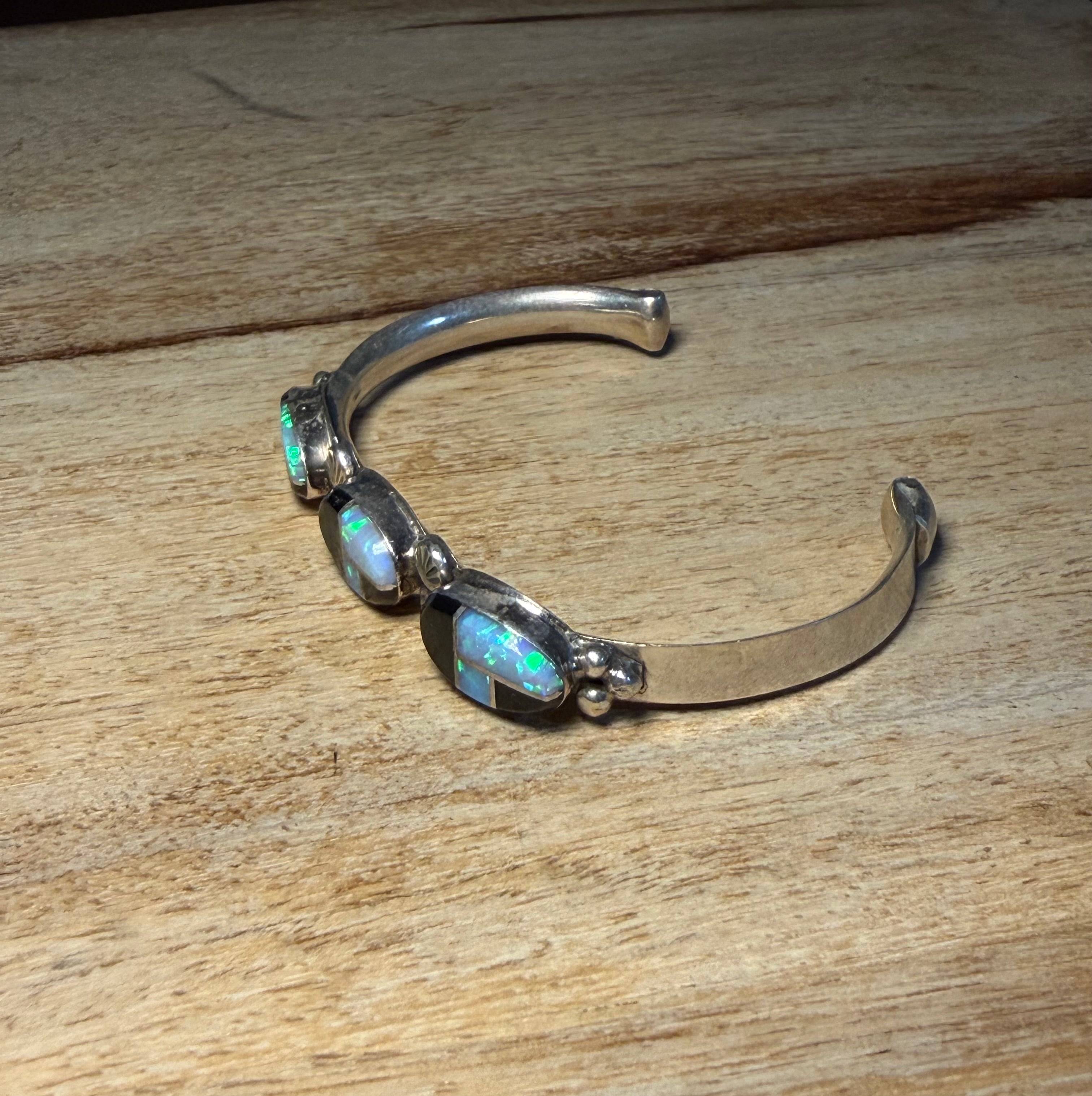 Onyx and Opal Native Cuff