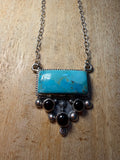 Turquoise and Black Onyx Necklace
