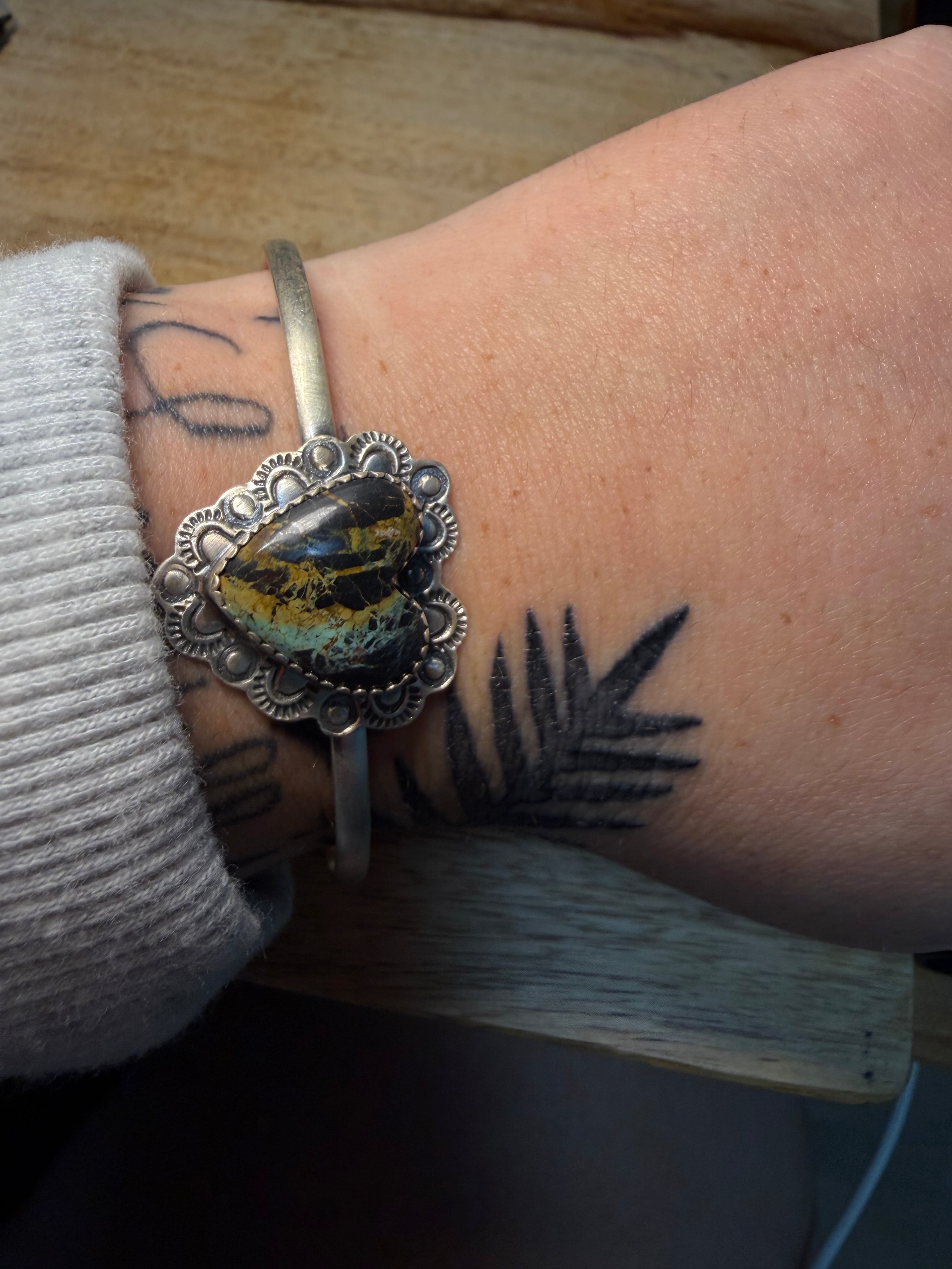 Blackjack Turquoise Cuff