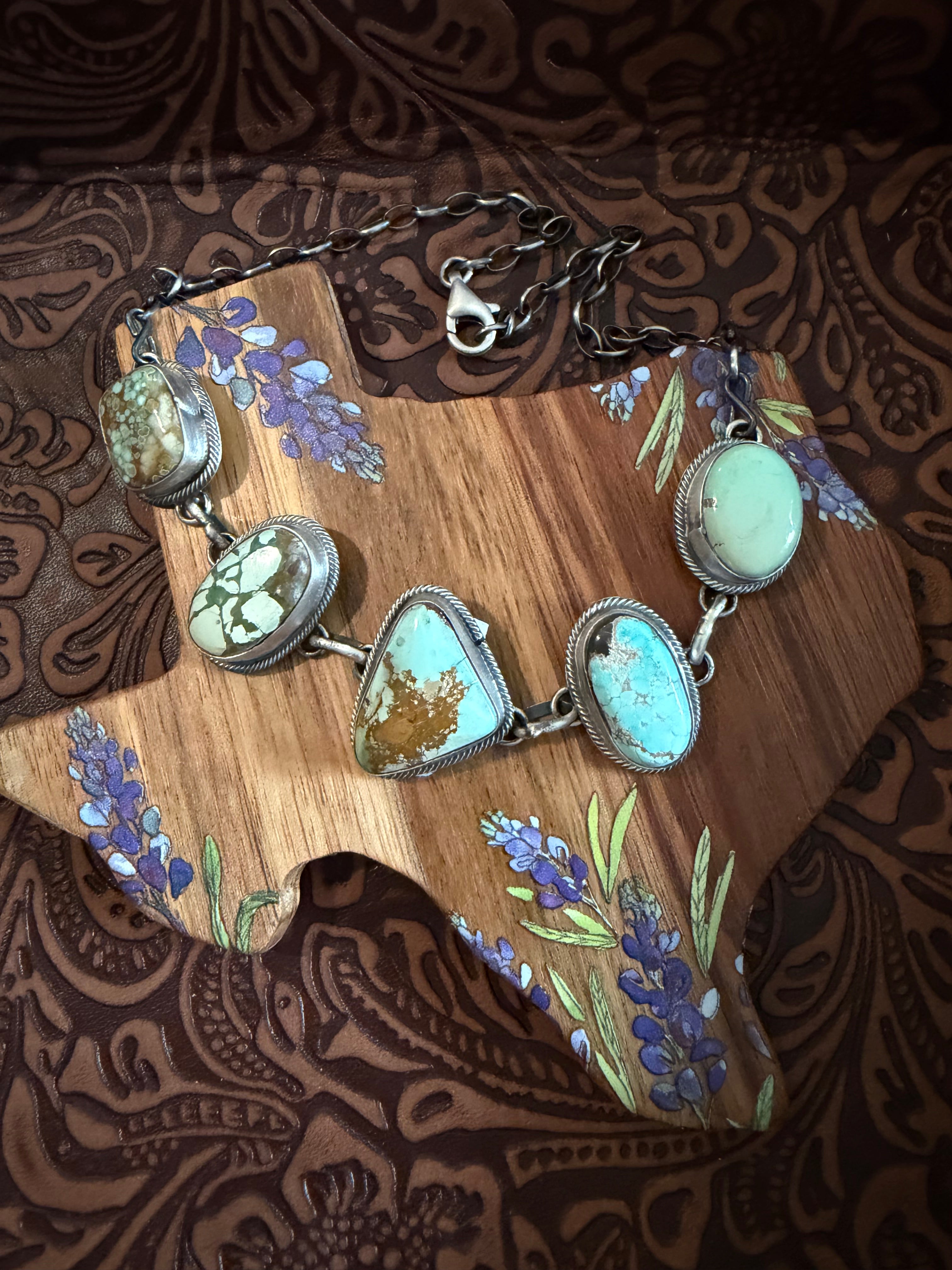 Navajo Made Royston Turquoise Choker