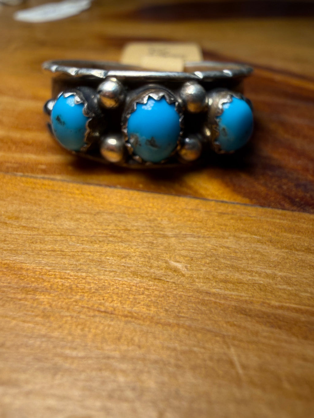 Native Made Turquoise Sterling Silver Ring