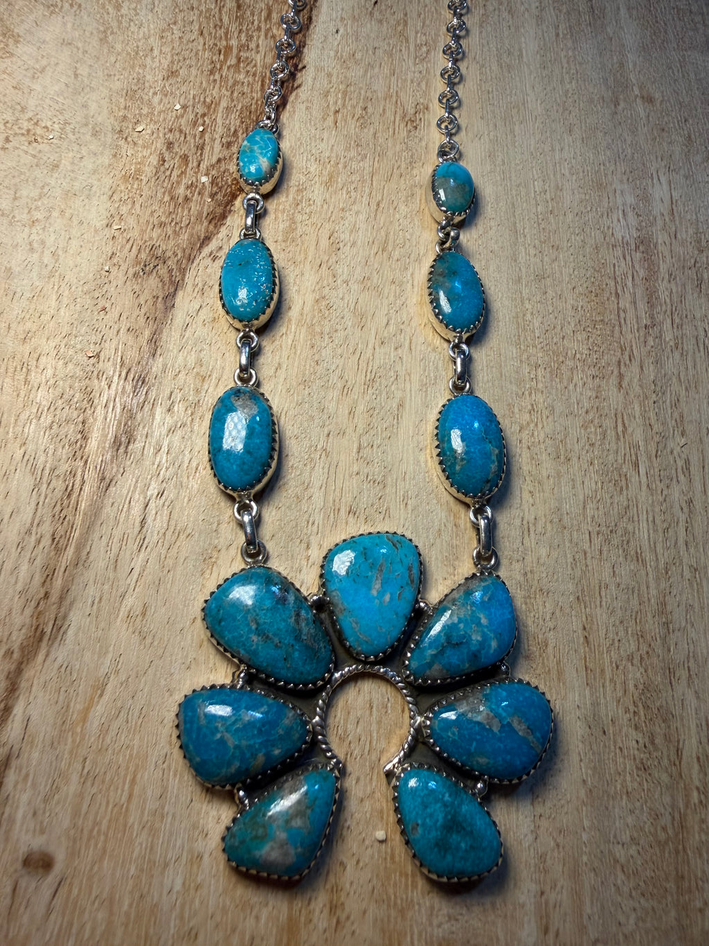 Huge Turquoise Naja Necklace