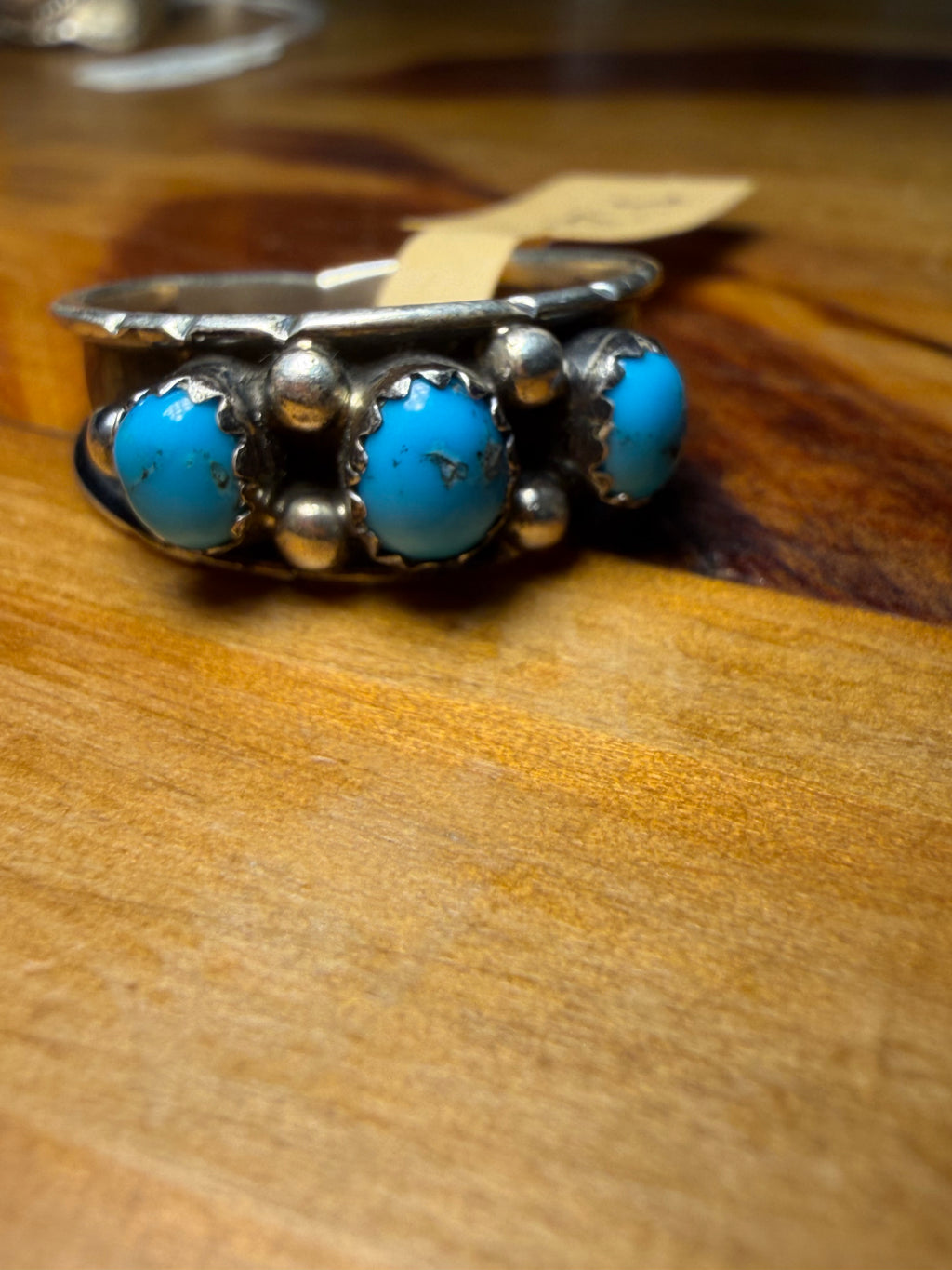 Native Made Turquoise Sterling Silver Ring