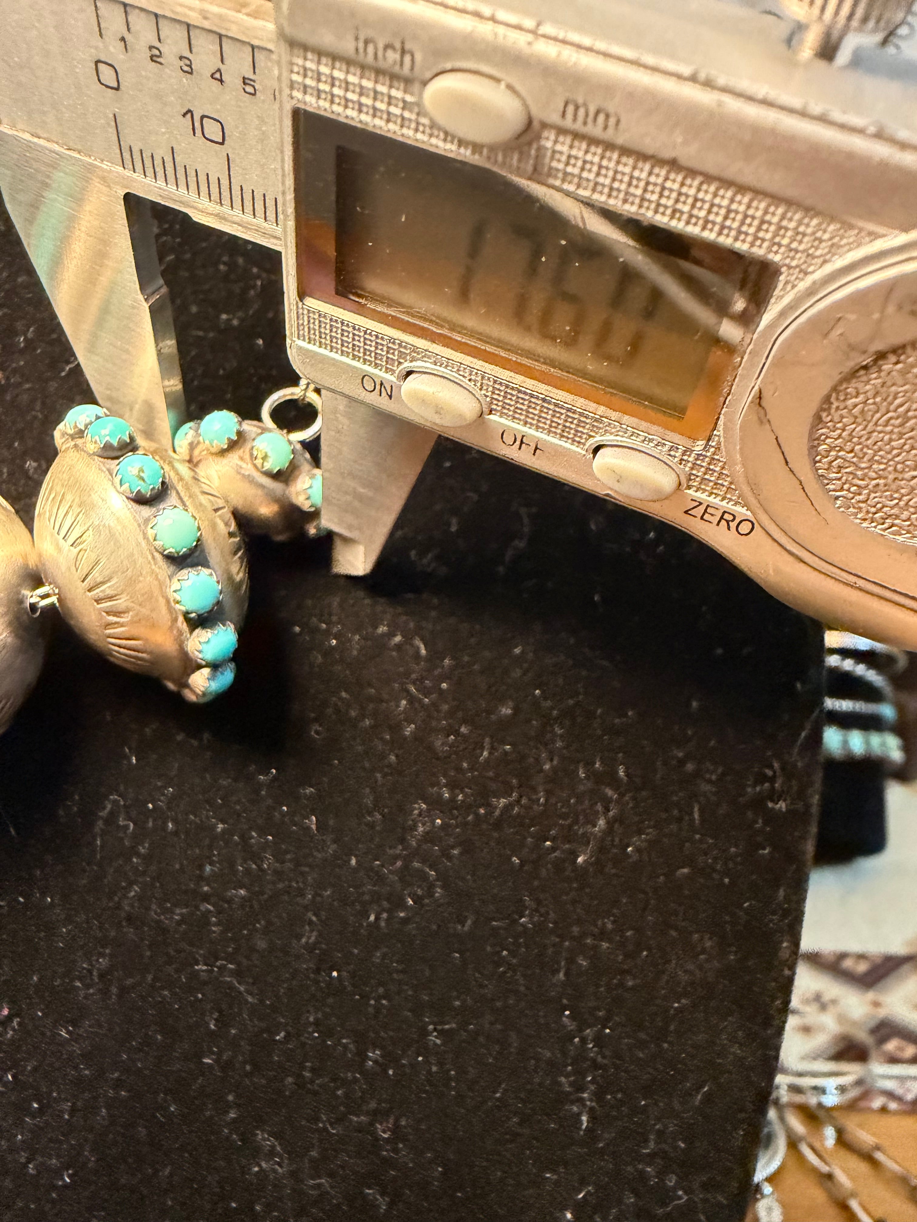 Navajo Monica Smith 5 Pearl Turquoise Necklace