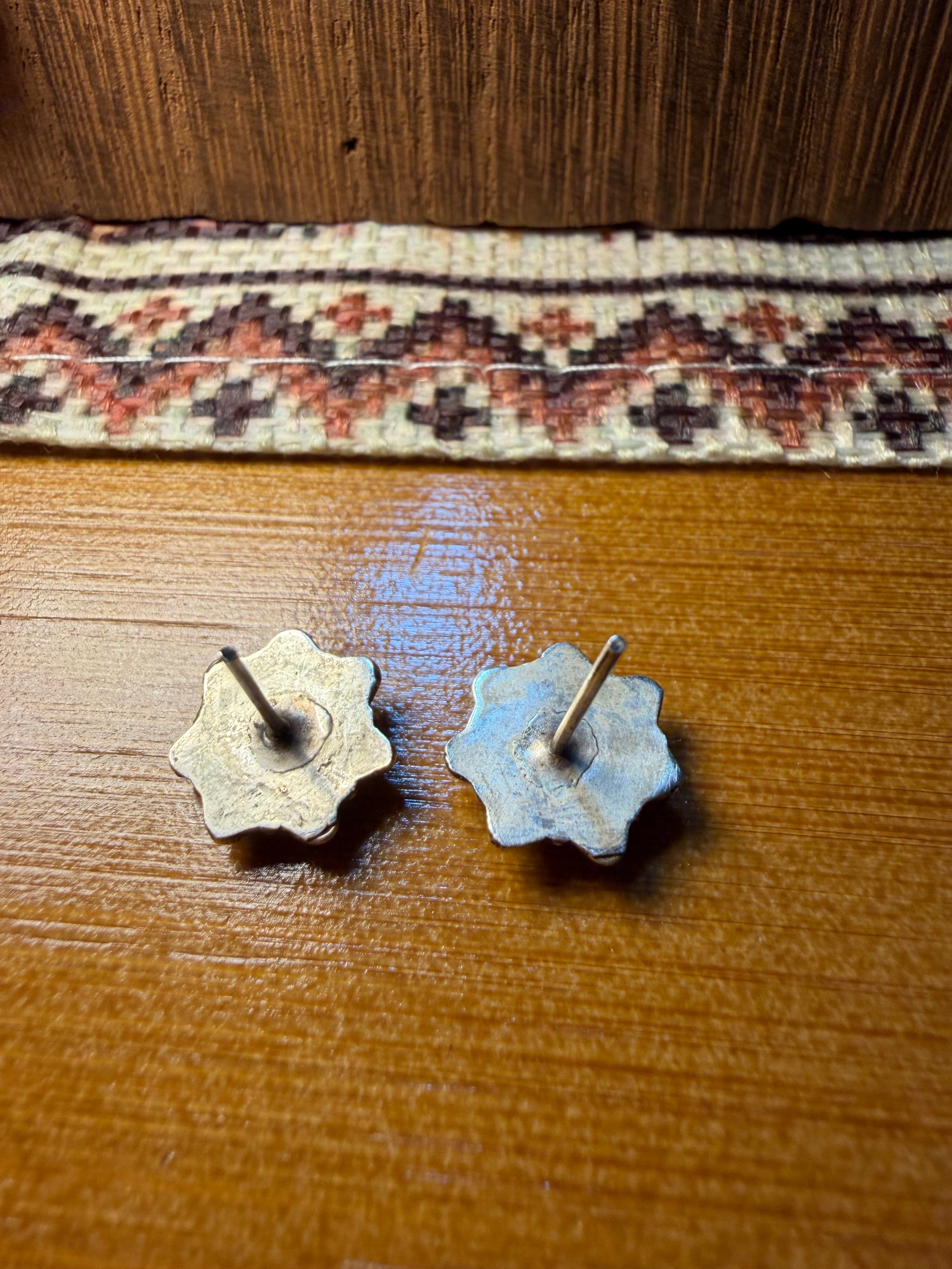 Small Coral Studs