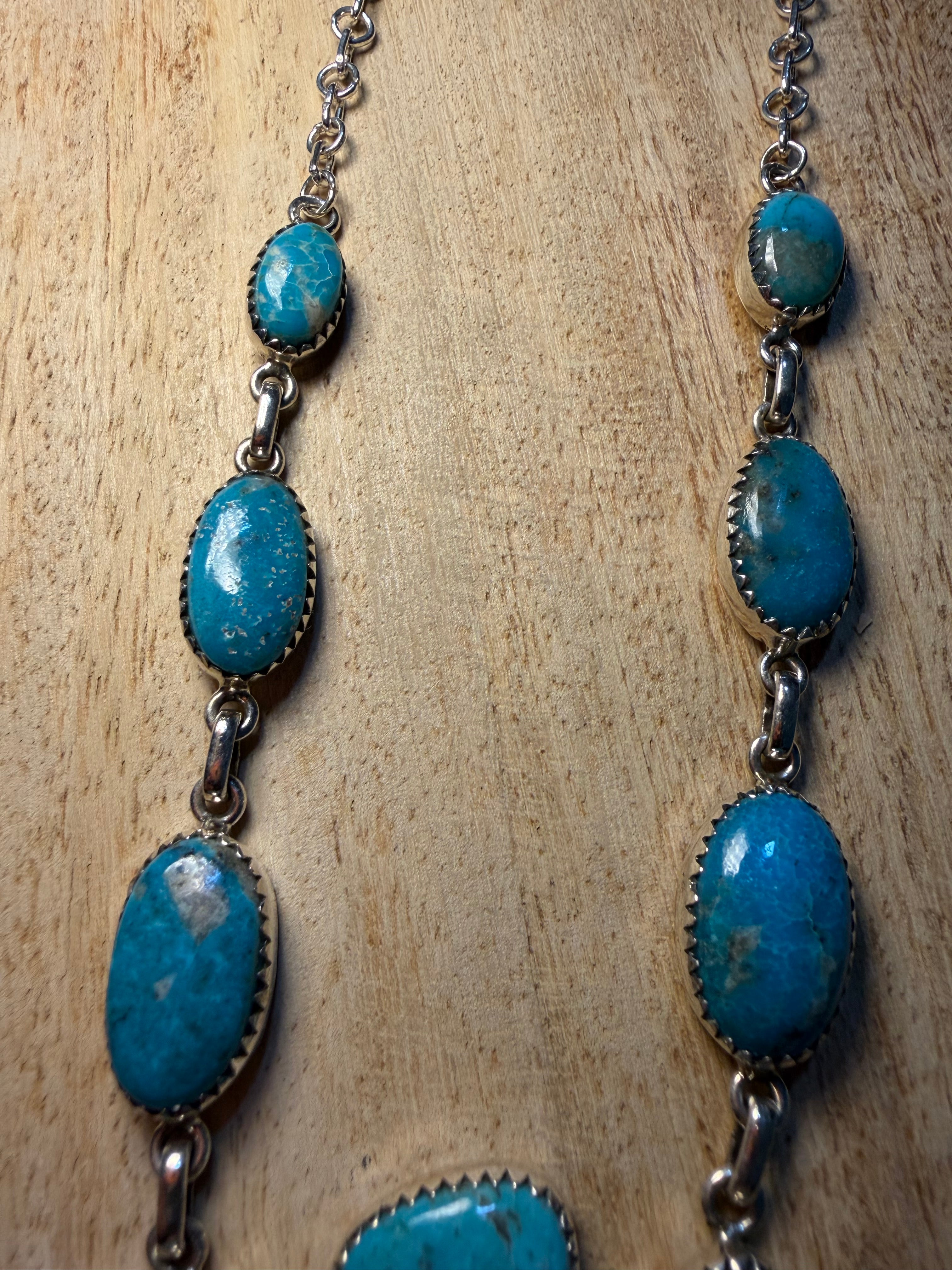 Huge Turquoise Naja Necklace