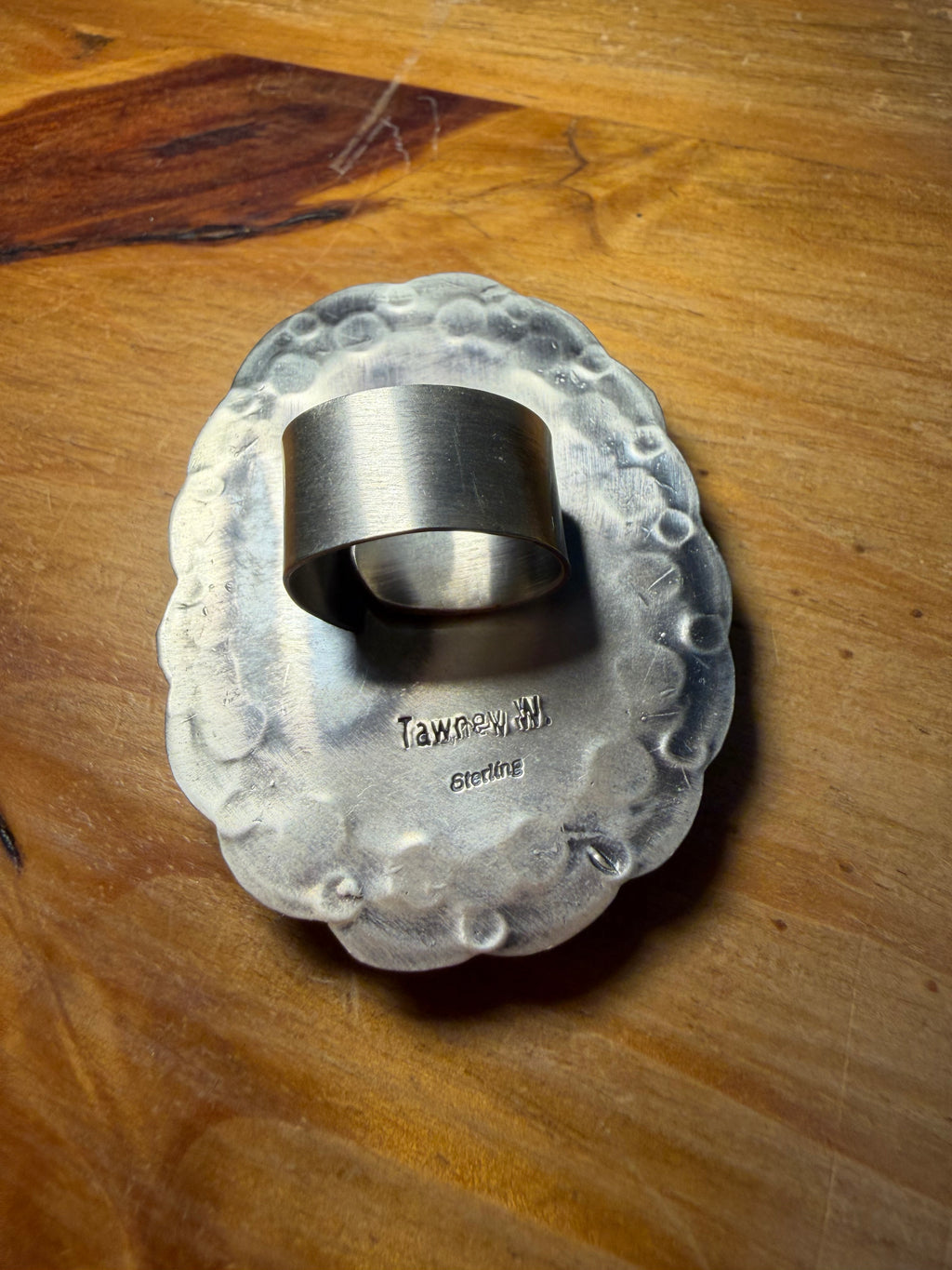 Large Tawney Willie Navajo Turquoise Ring