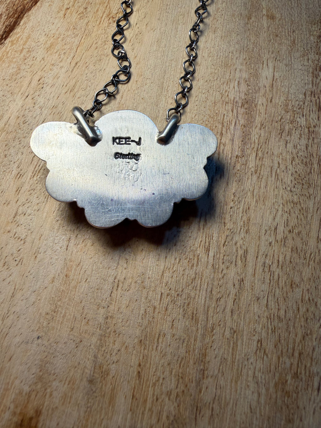 Kee J Navajo Made Turquoise Cluster Necklace