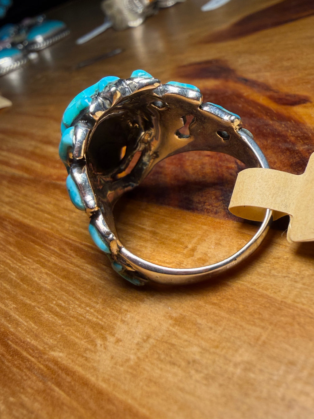 Sterling Silver and Turquoise Eagle Ring