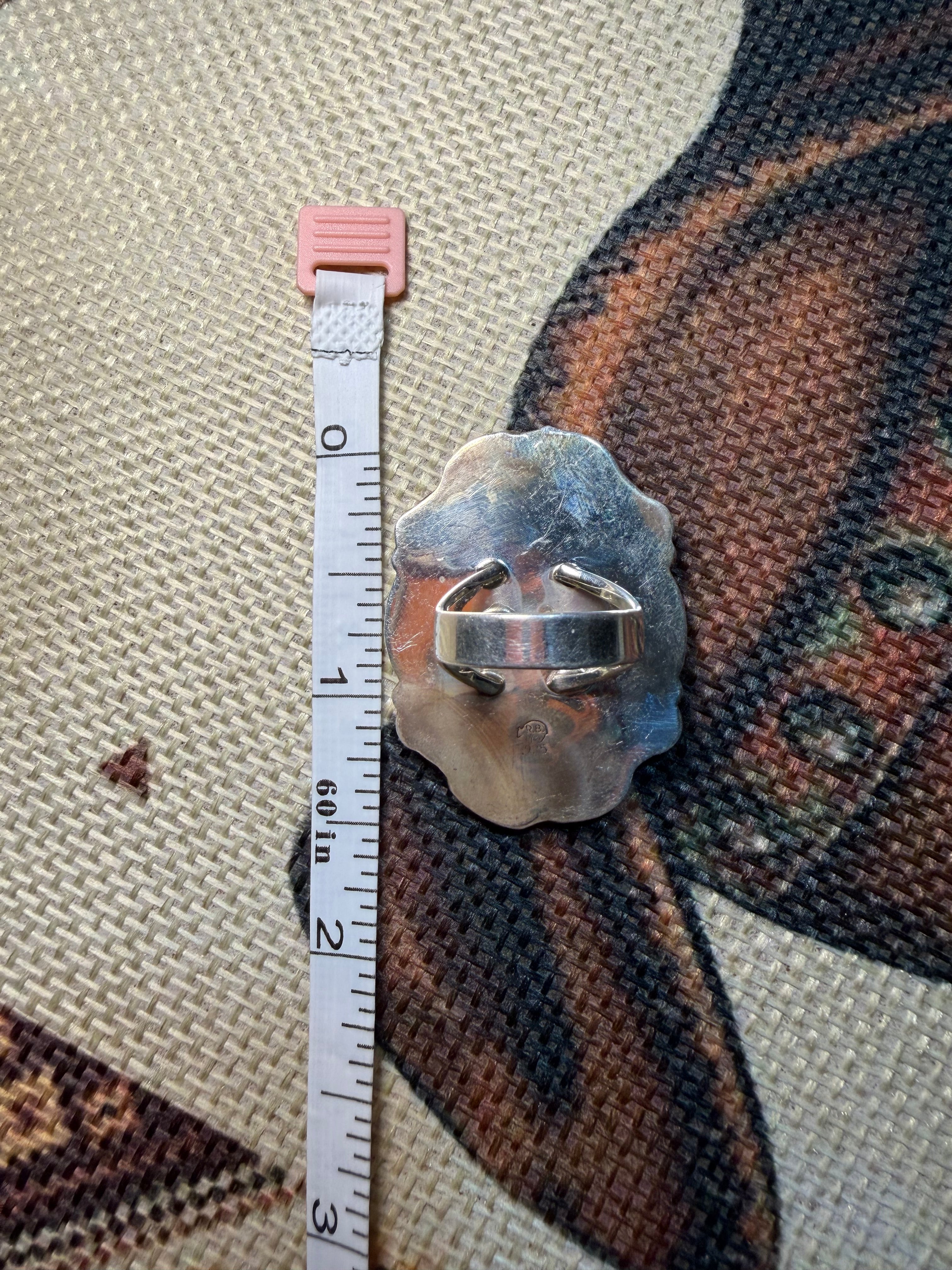 Navajo Made Chunky Turquoise Ring