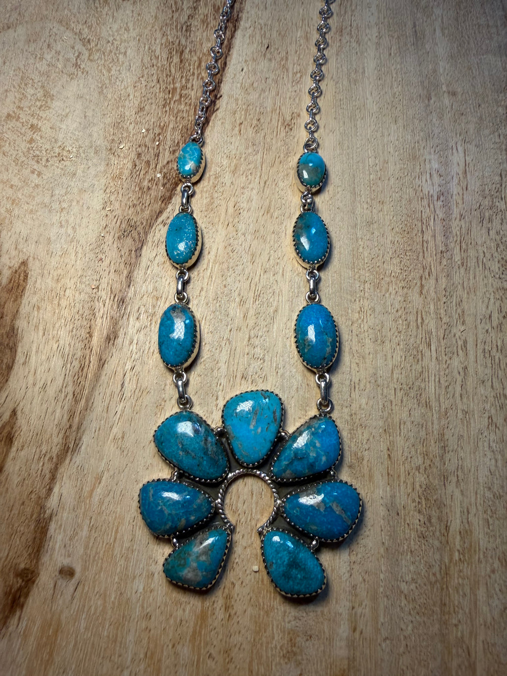 Huge Turquoise Naja Necklace