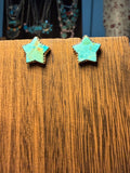 Mohave Turquoise Star Shaped Studs