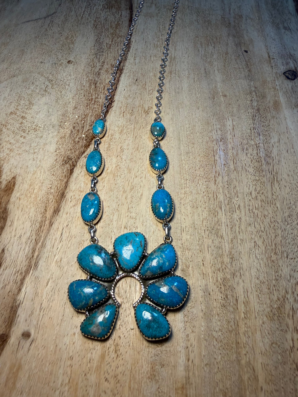 Huge Turquoise Naja Necklace