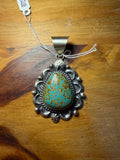 Navajo Made Mine #8 Turquoise Large Pendant