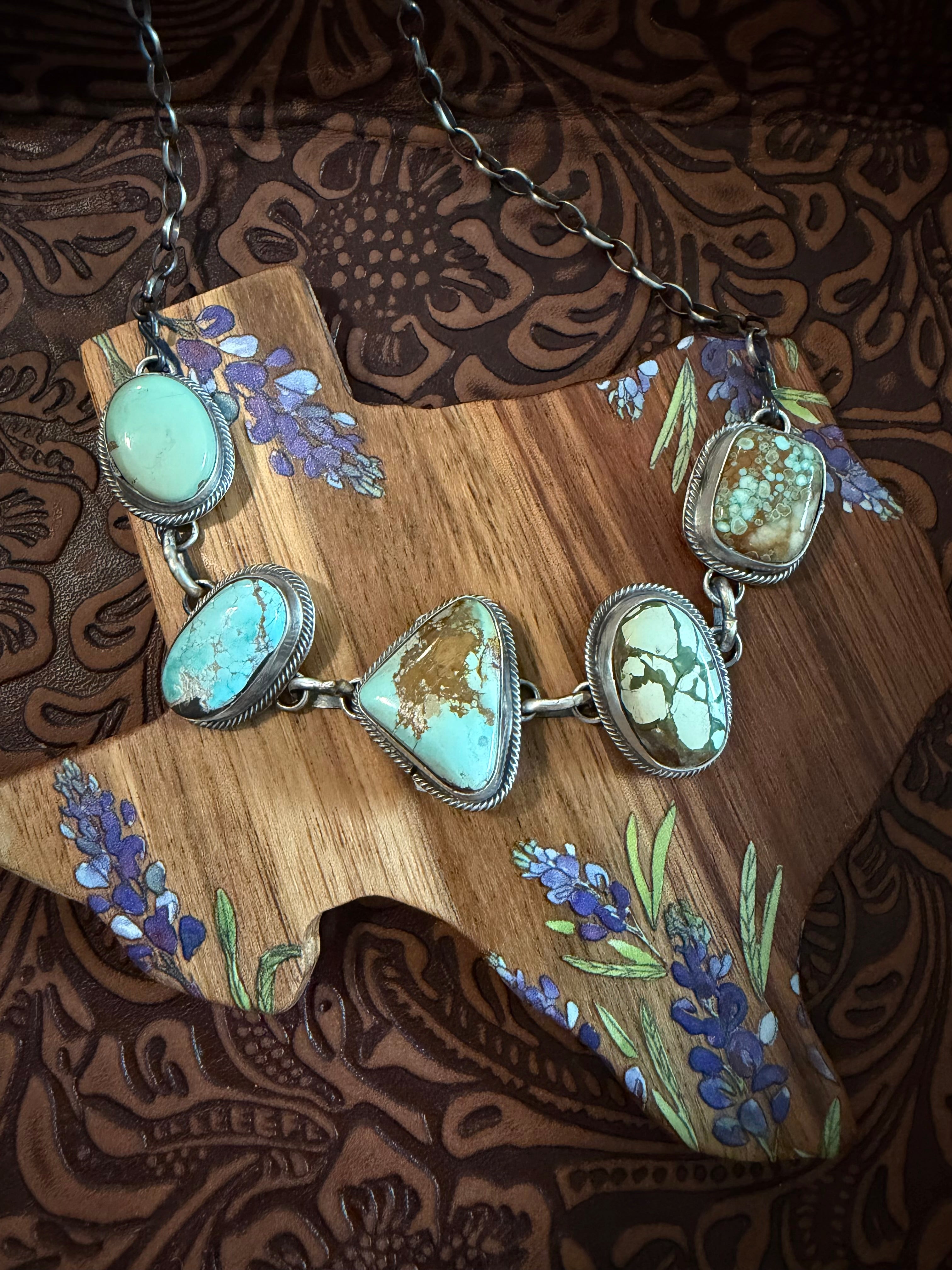 Navajo Made Royston Turquoise Choker