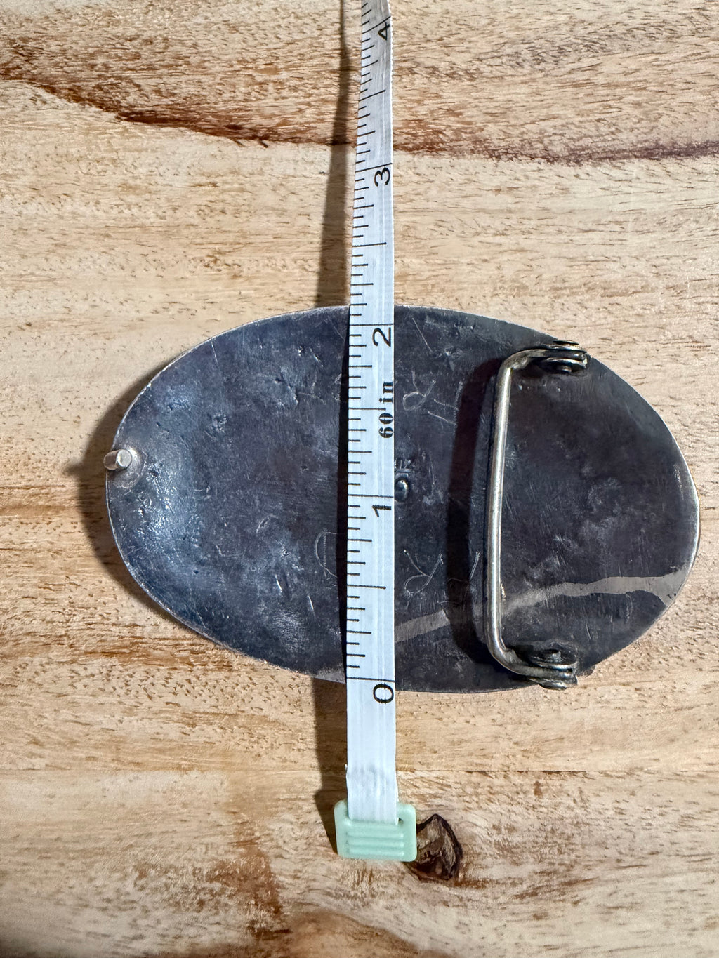 Zuni Made Gloria Garcia Turquoise Belt Buckle