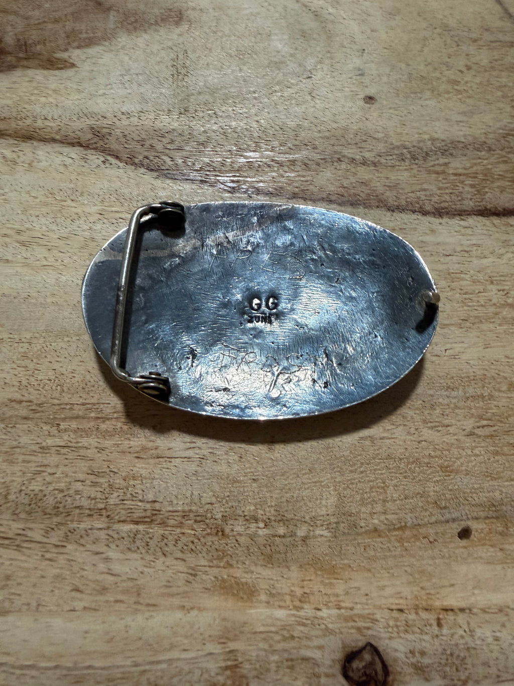 Zuni Made Gloria Garcia Turquoise Belt Buckle